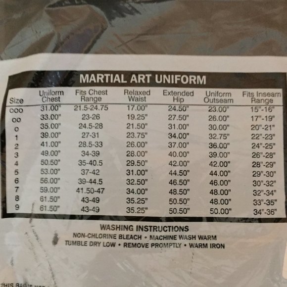 Martial Arts Uniform size #5 - Large - Picture 11 of 13